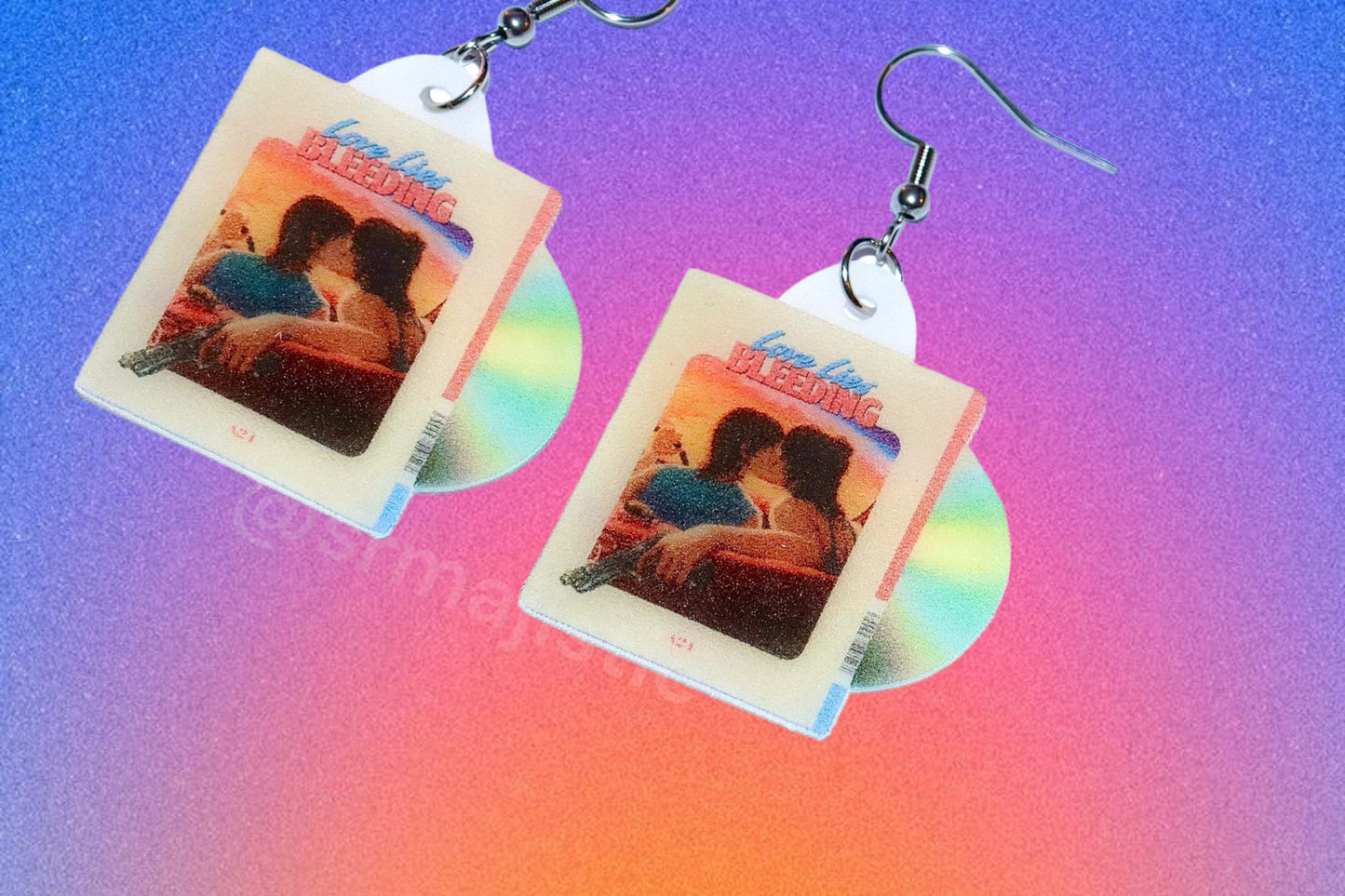 Love Lies Bleeding (2024) DVD 2D detailed Handmade Earrings!