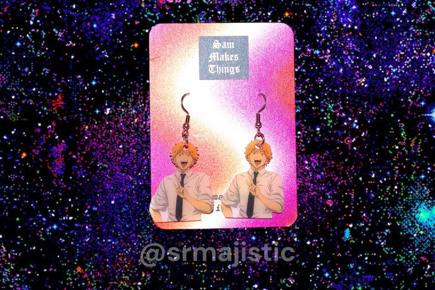 (READY TO SHIP) Anime Themed Handmade Earrings!