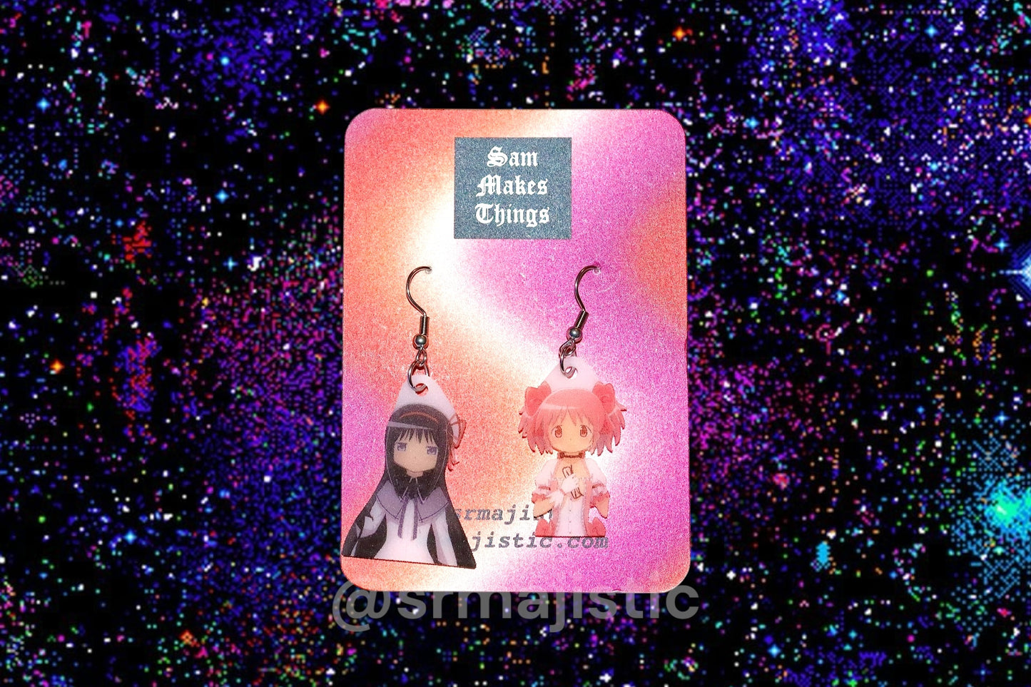 (READY TO SHIP) Anime Themed Handmade Earrings!