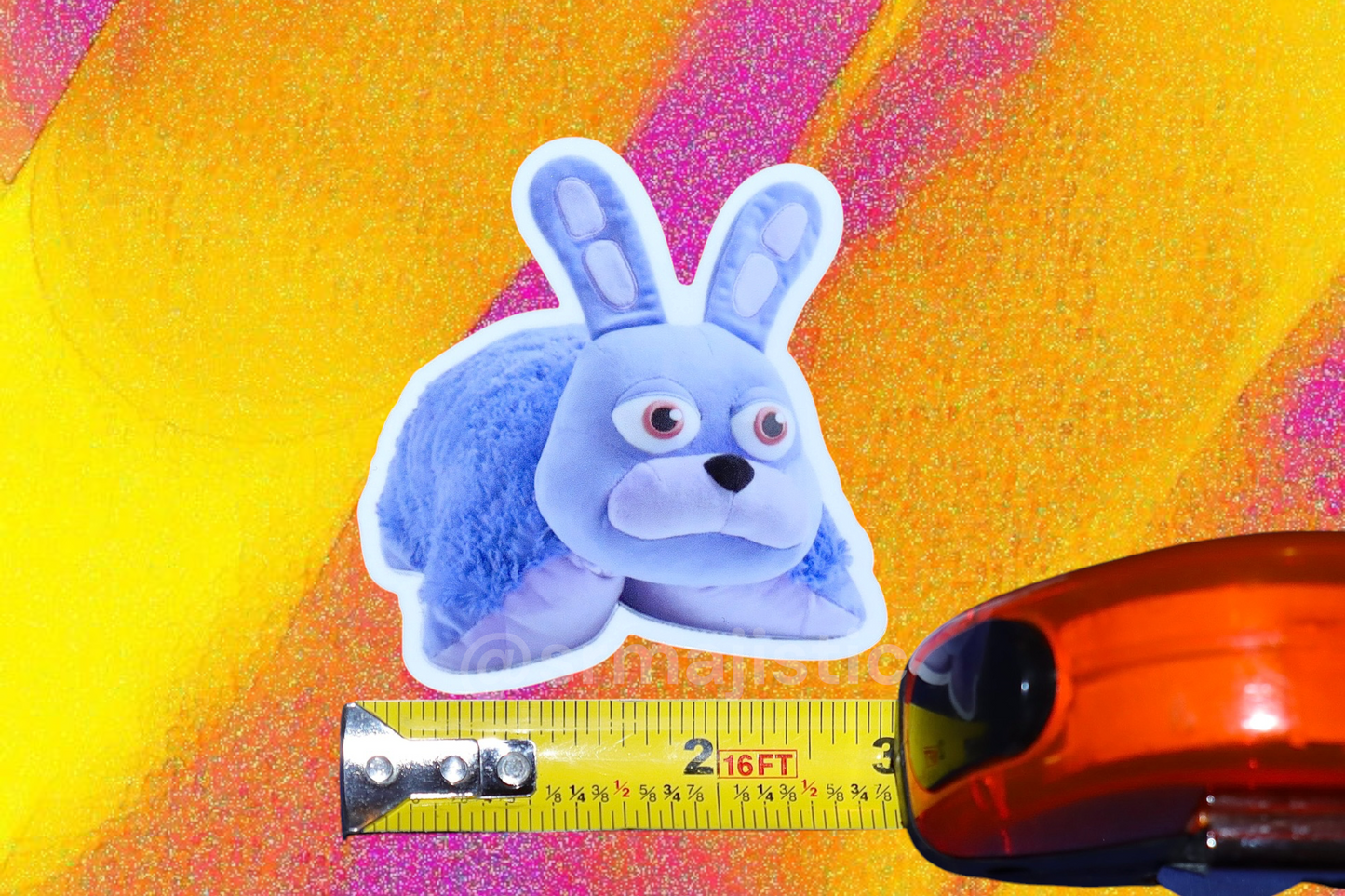 Bonnie Pillow Pet Five Nights at Freddy’s FNAF Meme Bumper Sticker