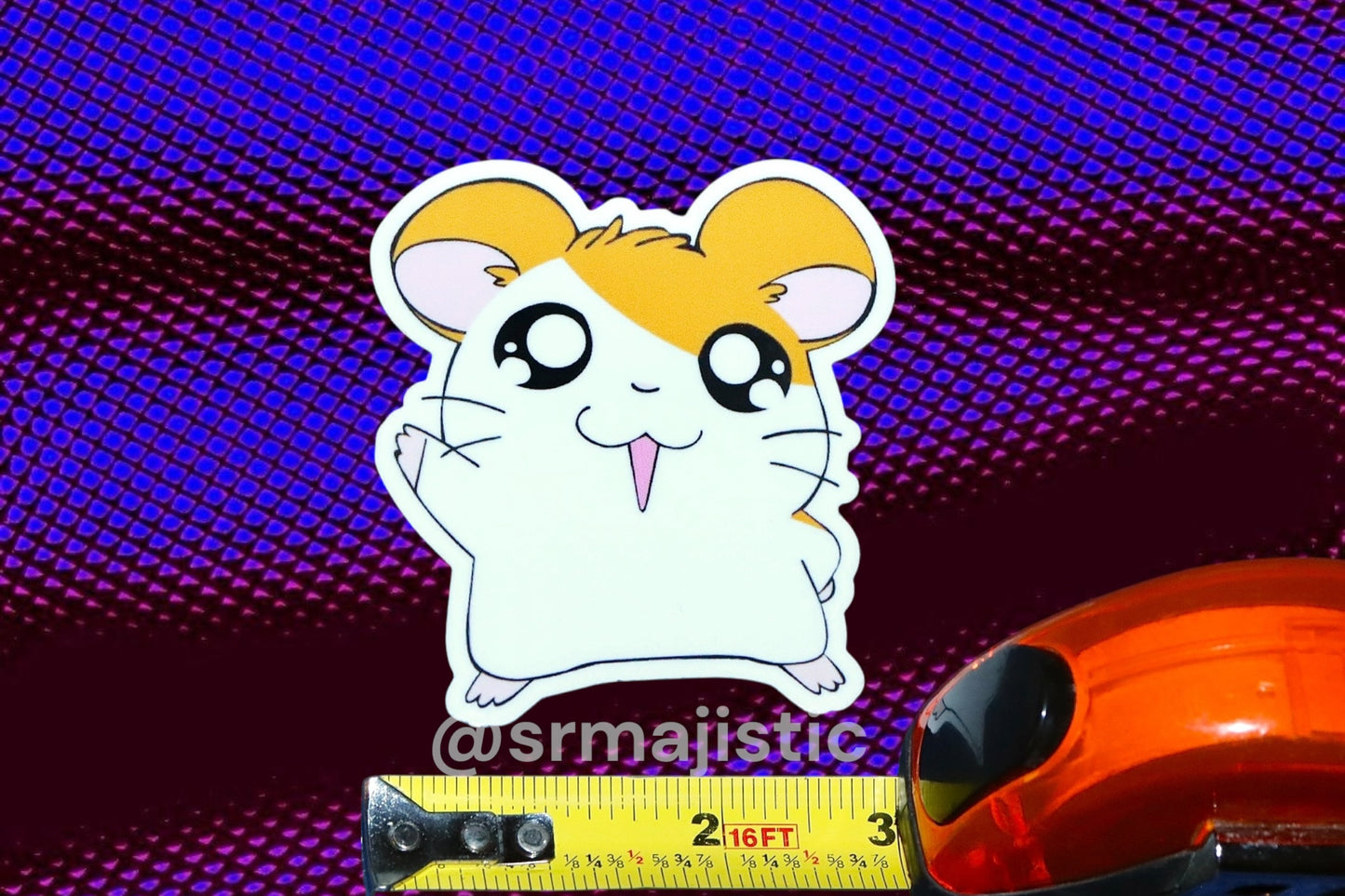 Hamtaro Kawaii Hamster Cute Bumper Sticker
