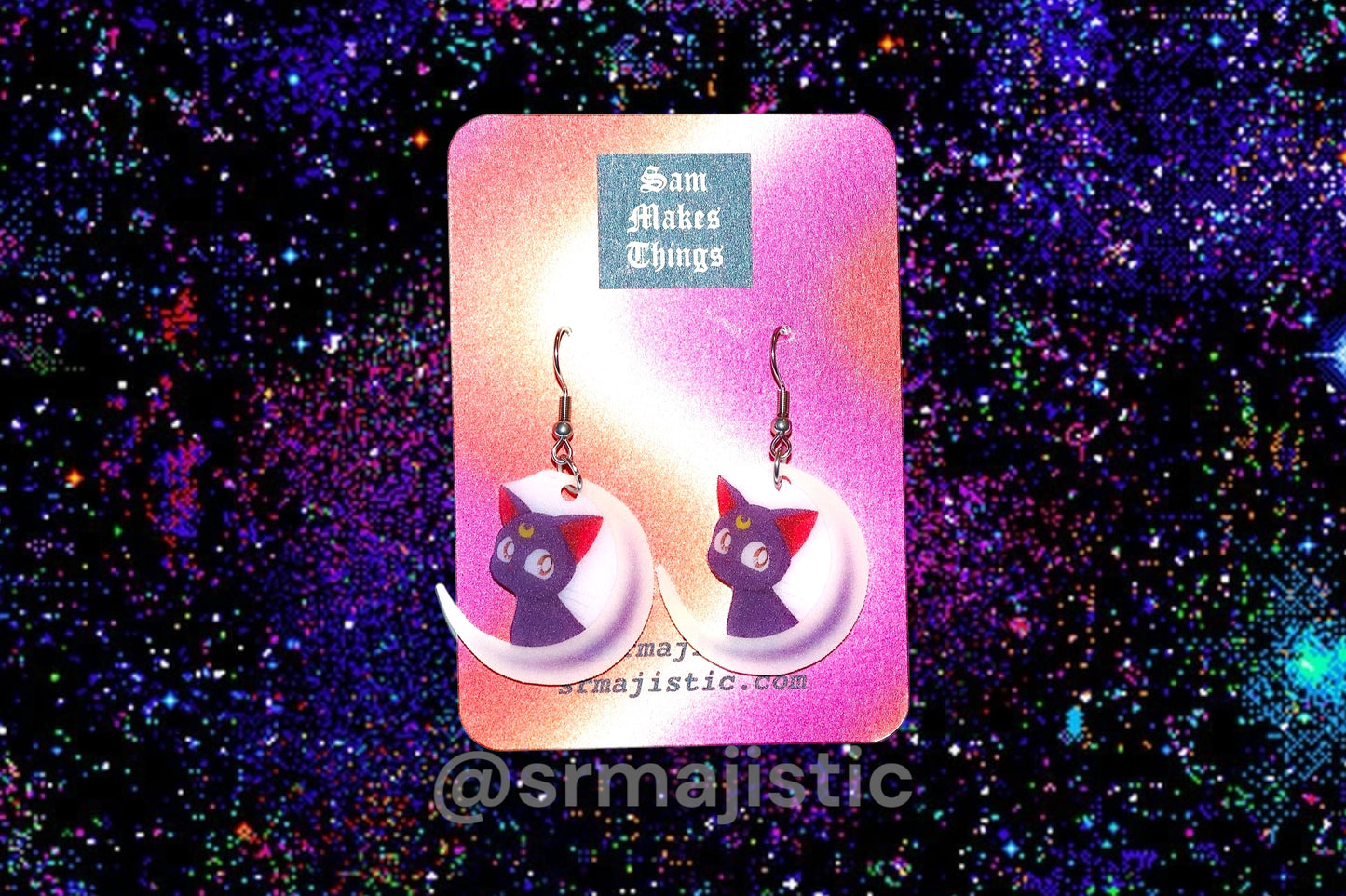 (READY TO SHIP) Anime Themed Handmade Earrings!