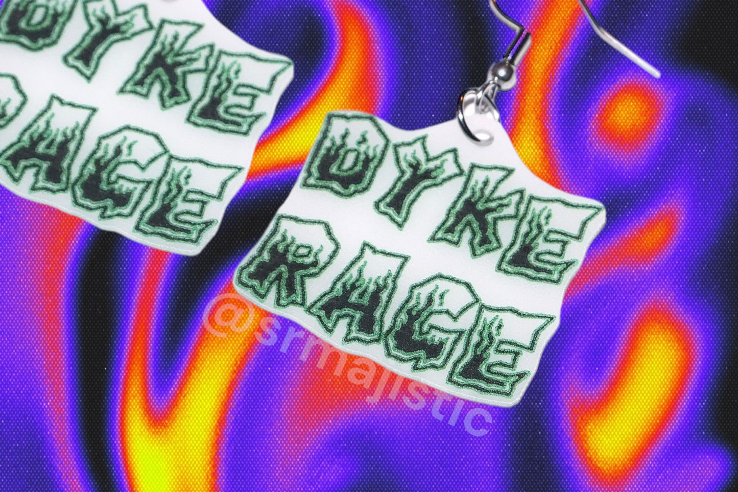 Lesbian Rage Various Stylized Handmade Earrings!