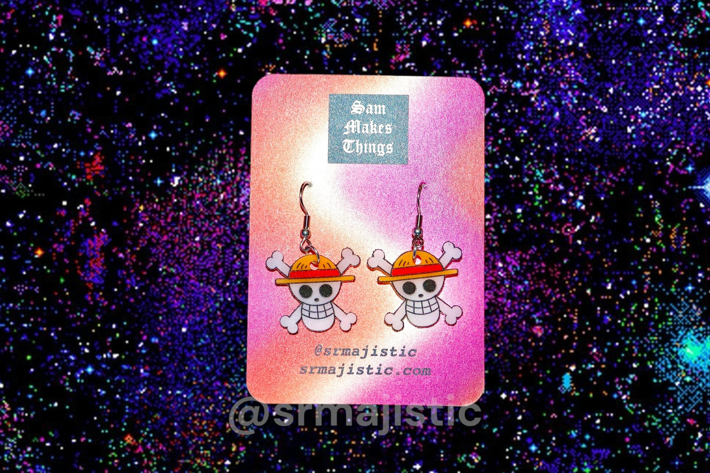 (READY TO SHIP) Anime Themed Handmade Earrings!