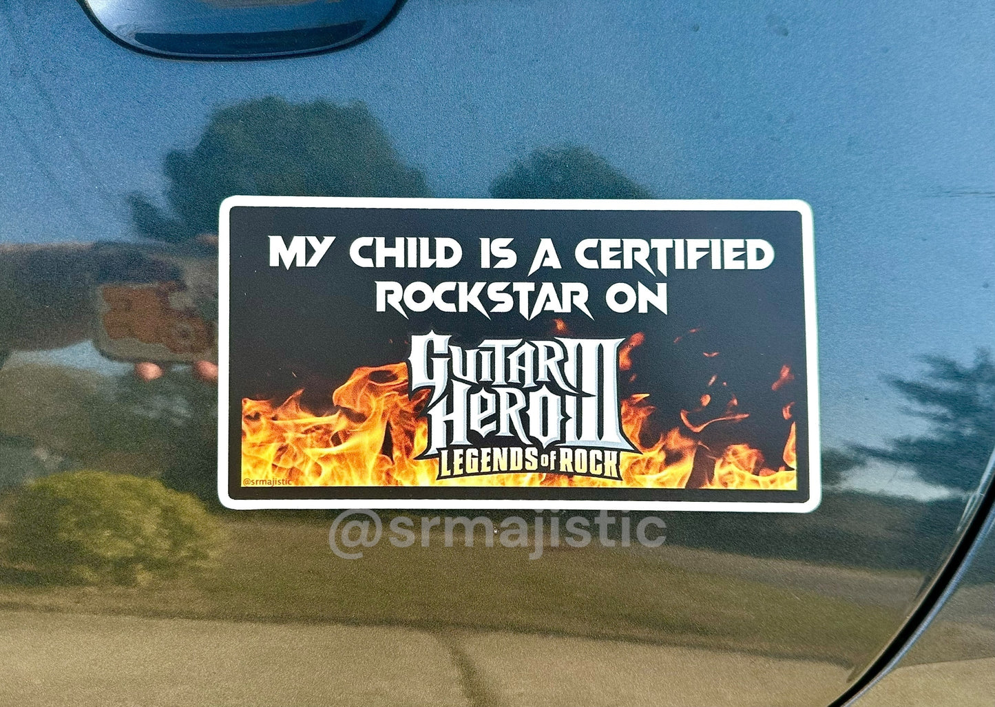 My Child is a Certified Rockstar on Guitar Hero III Magnet