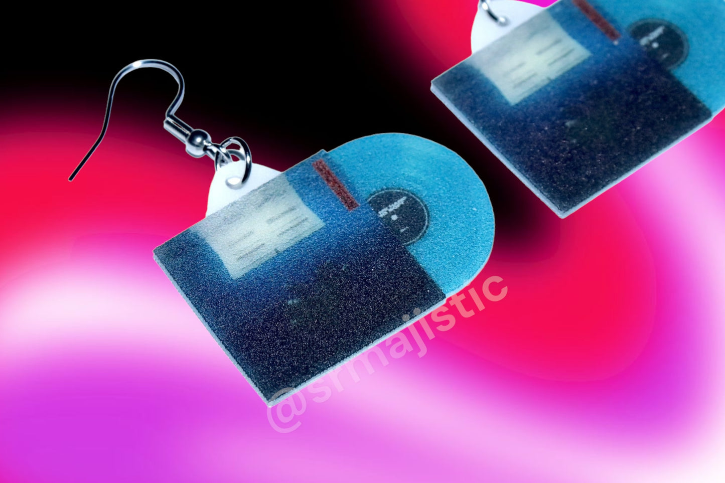 Billie Eilish Hit Me Hard and Soft Vinyl Album Handmade Earrings!
