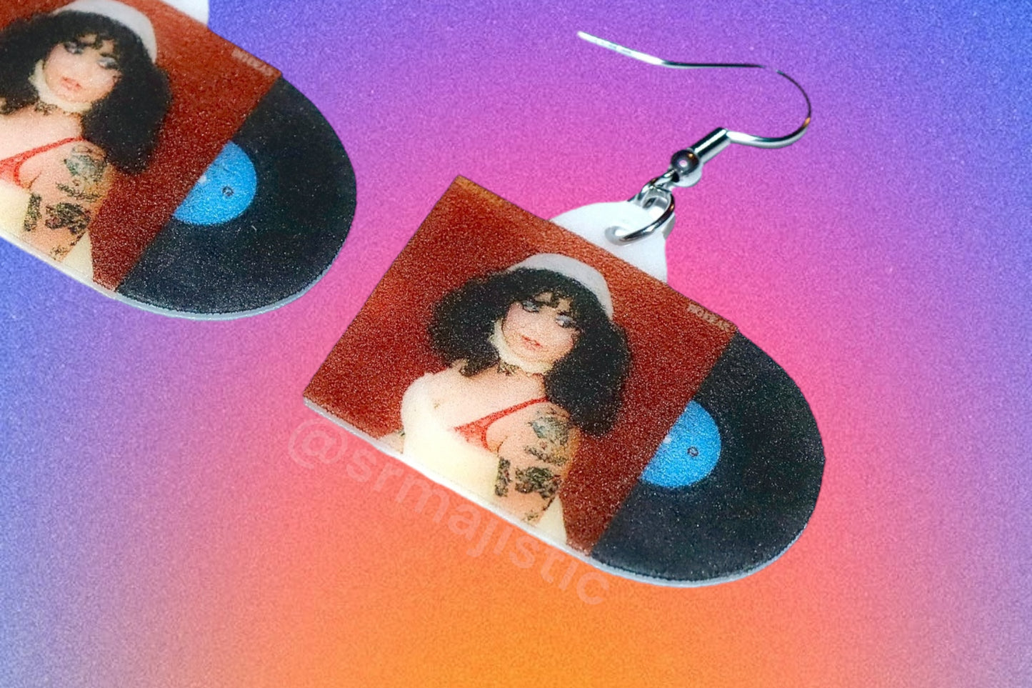 Remi Wolf Big Ideas Vinyl Album Handmade Earrings!