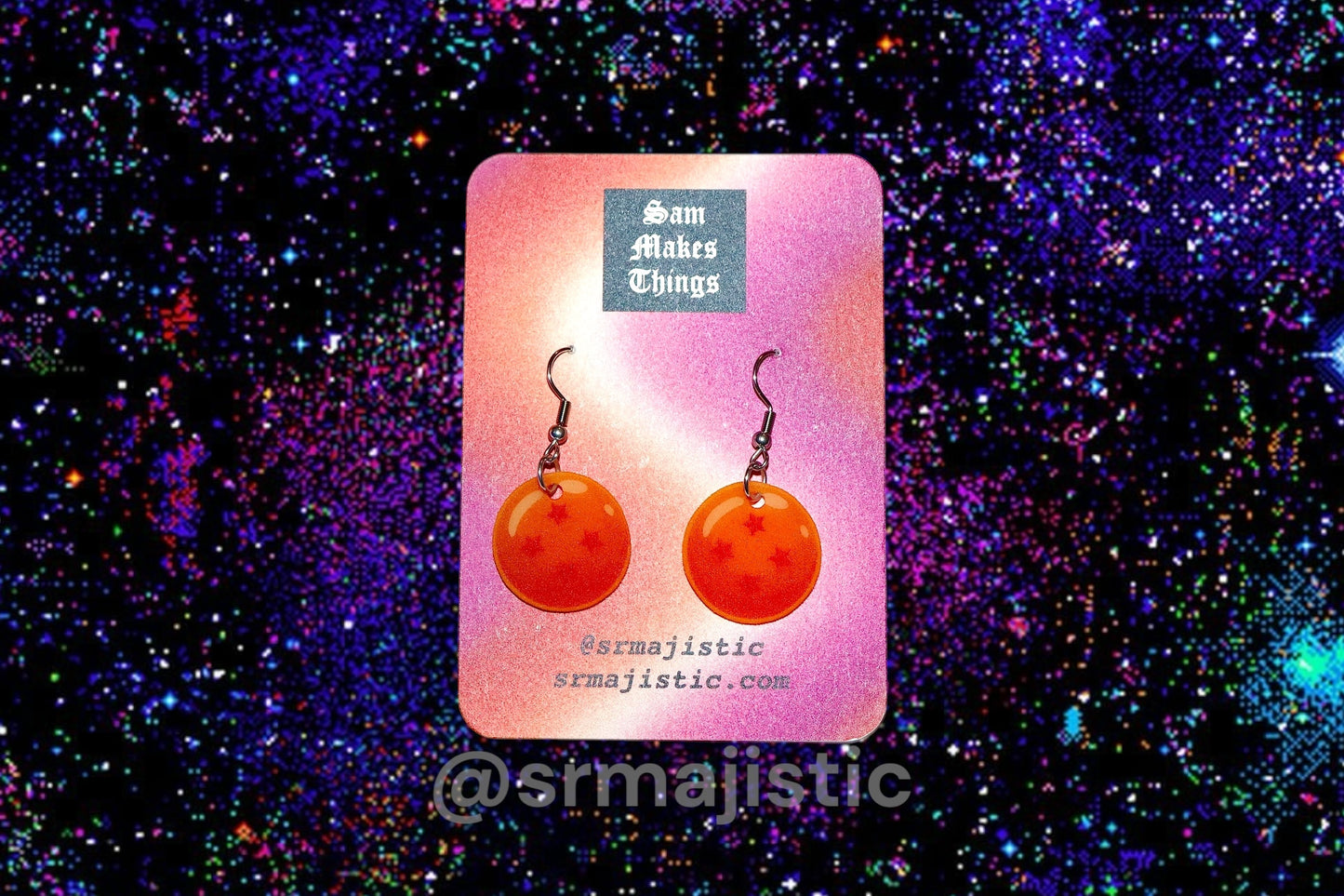 (READY TO SHIP) Anime Themed Handmade Earrings!
