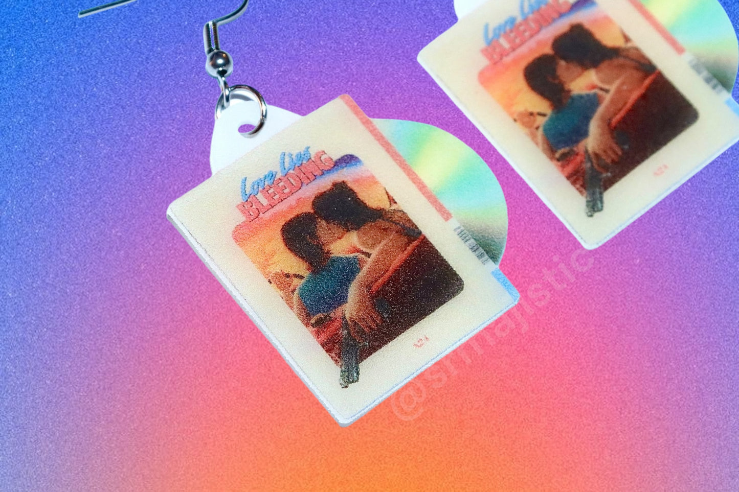 Love Lies Bleeding (2024) DVD 2D detailed Handmade Earrings!