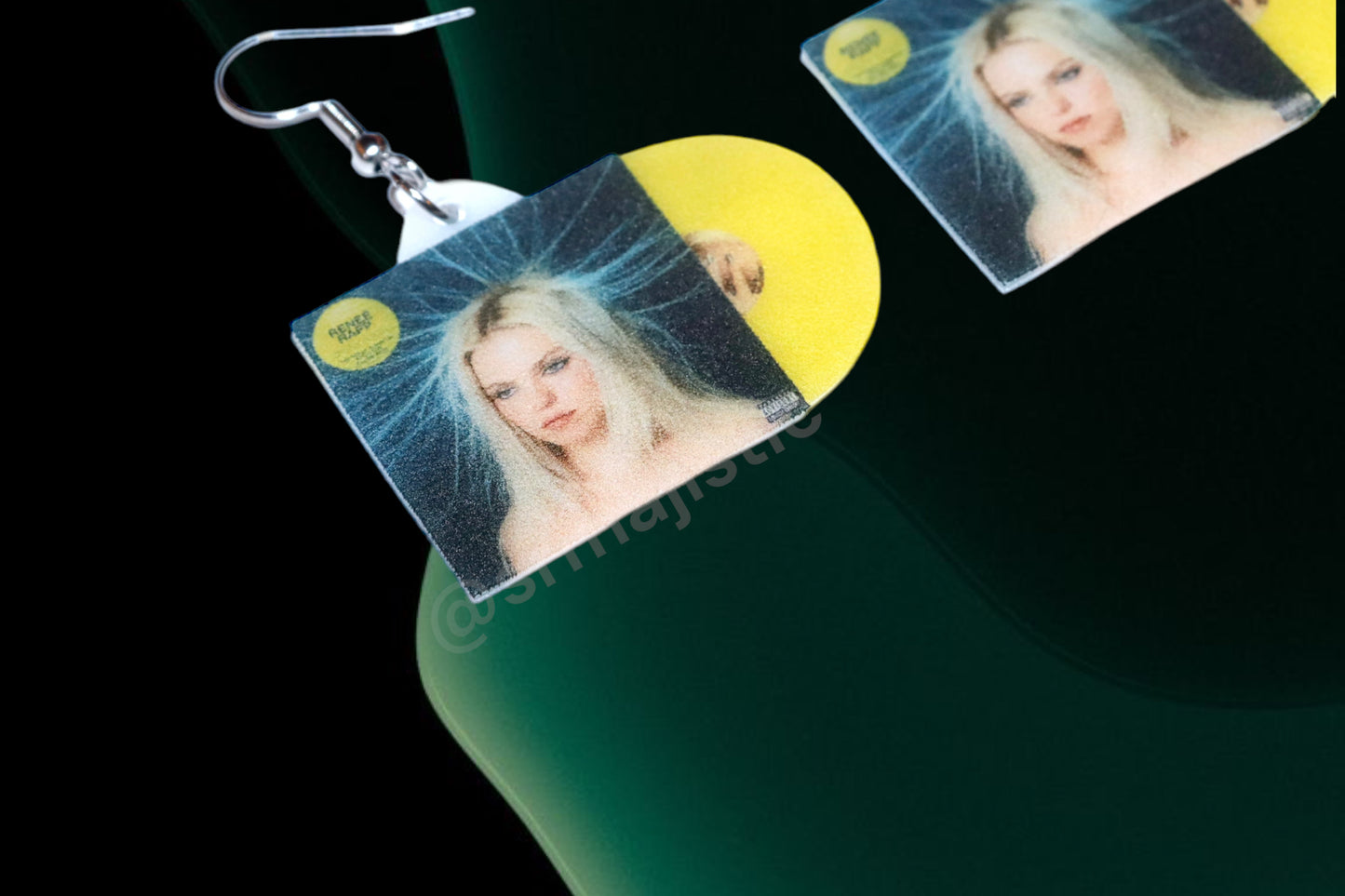 Reneé Rapp Snow Angel Vinyl Album Handmade Earrings!