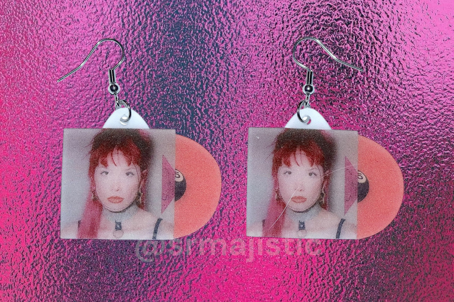 (READY TO SHIP) Halsey The Great Impersonator Vinyl Variants Album Handmade Earrings!