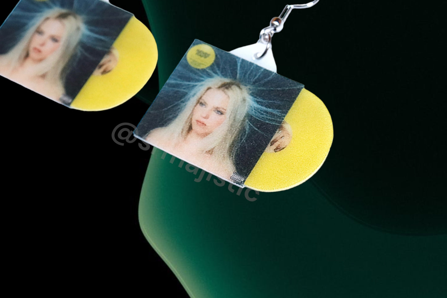 Reneé Rapp Snow Angel Vinyl Album Handmade Earrings!