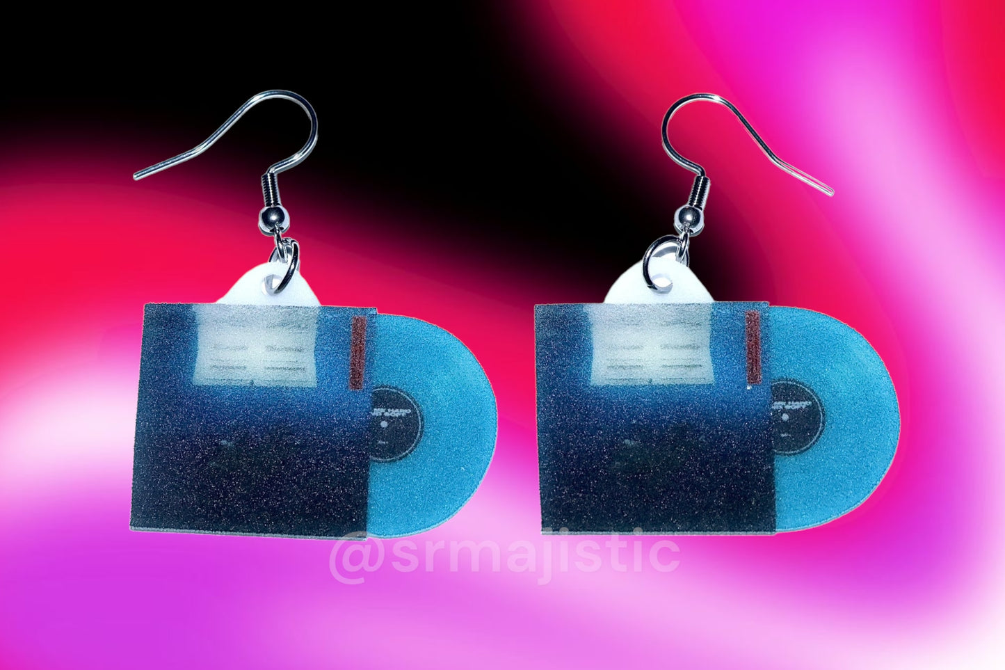 Billie Eilish Hit Me Hard and Soft Vinyl Album Handmade Earrings!