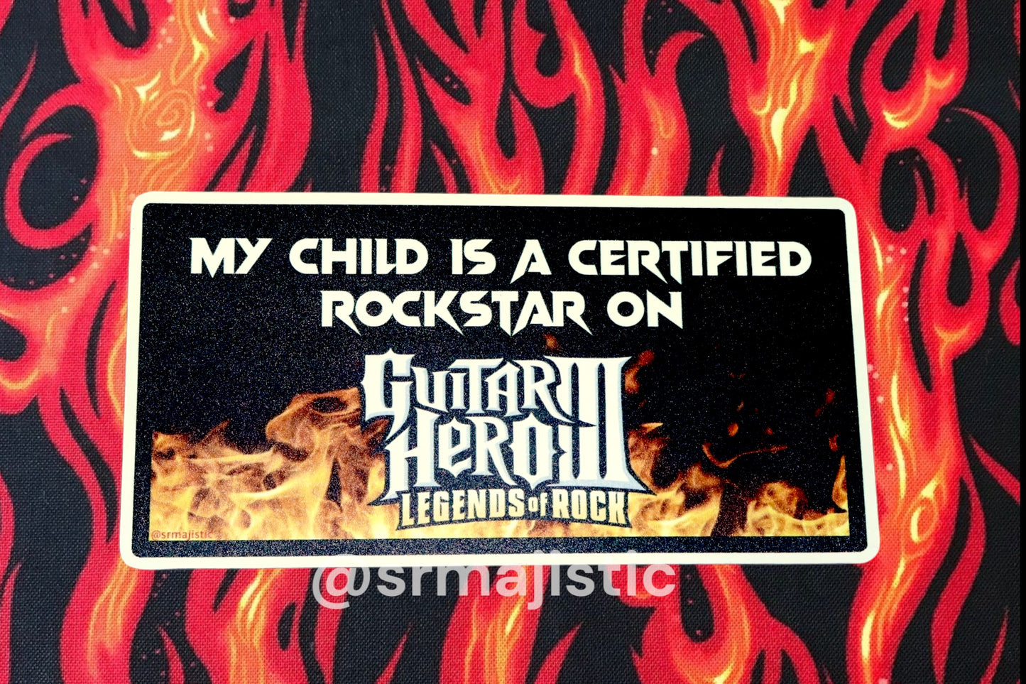 My Child is a Certified Rockstar on Guitar Hero III Magnet