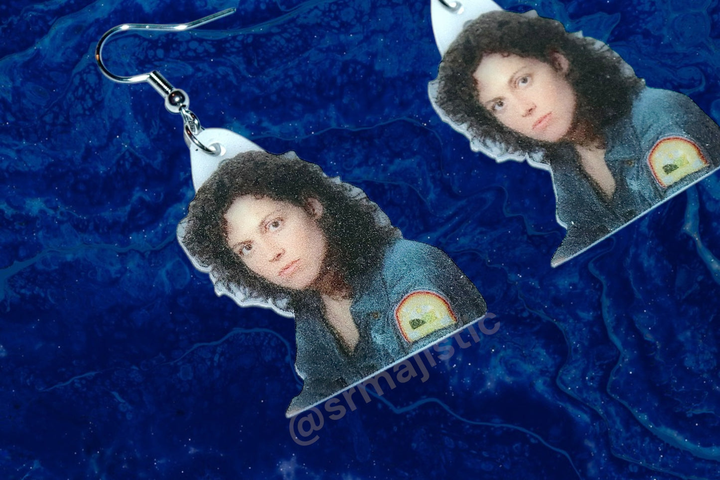 Ellen Ripley Alien Character Handmade Earrings!