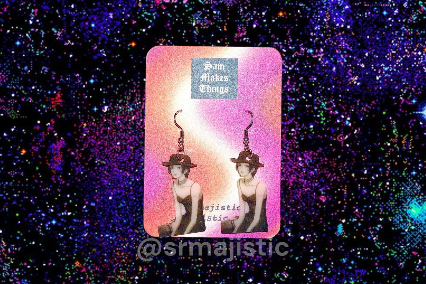 (READY TO SHIP) Anime Themed Handmade Earrings!