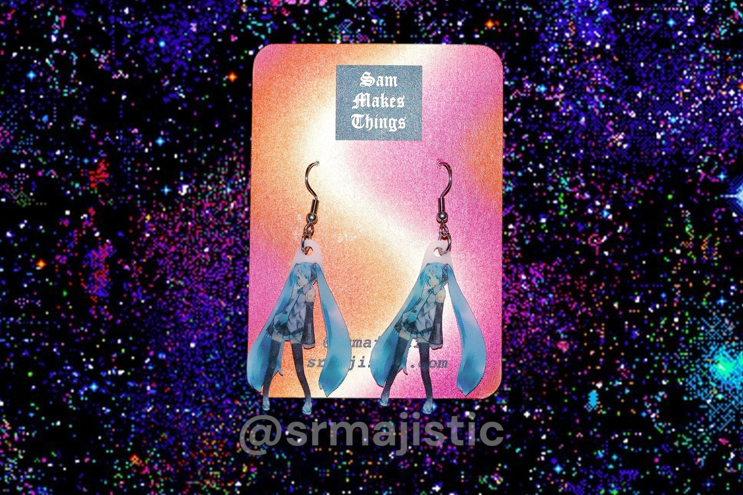 (READY TO SHIP) Anime Themed Handmade Earrings!