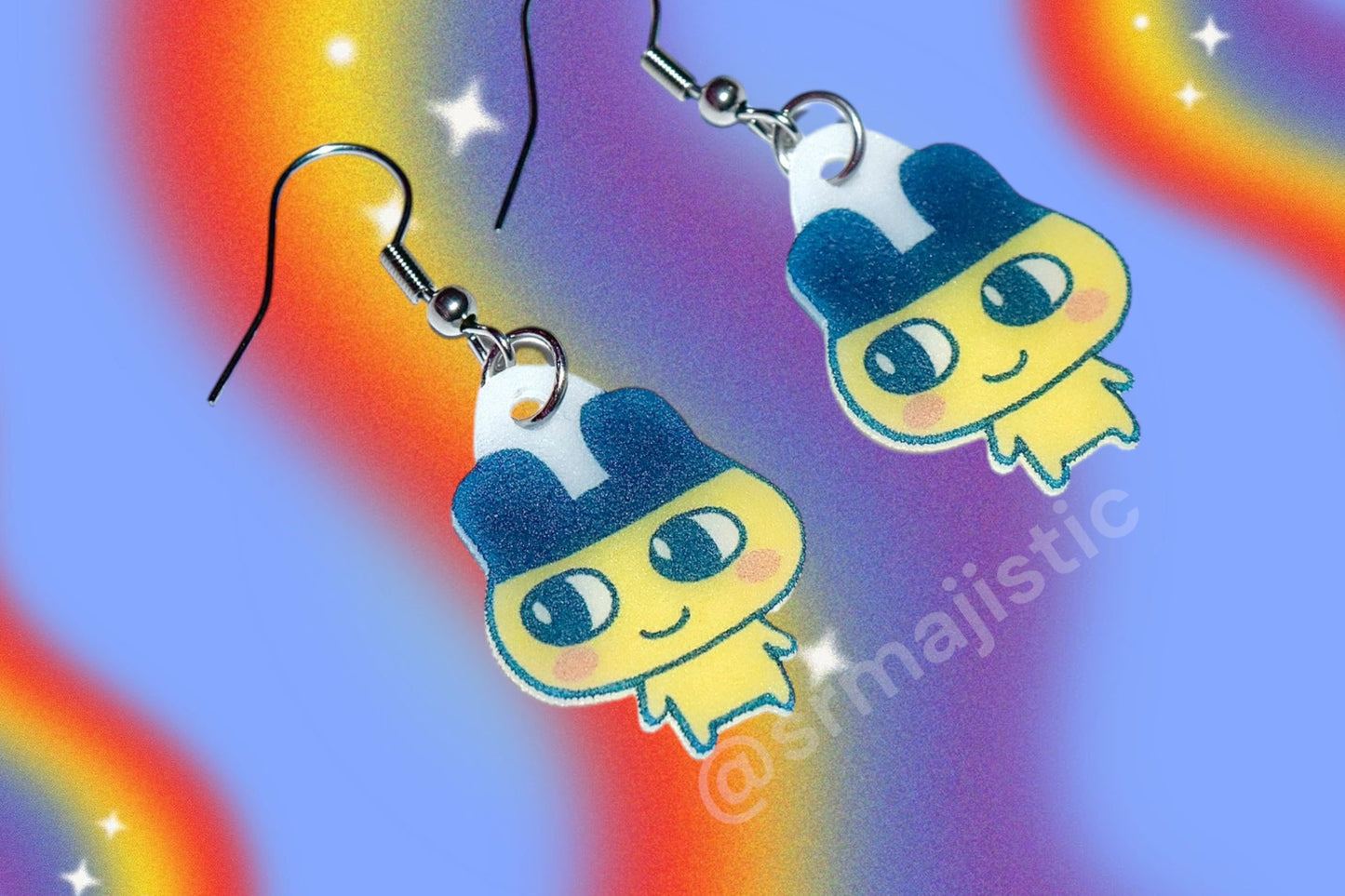 (READY TO SHIP) Tamagotchi Characters Handmade Earrings!