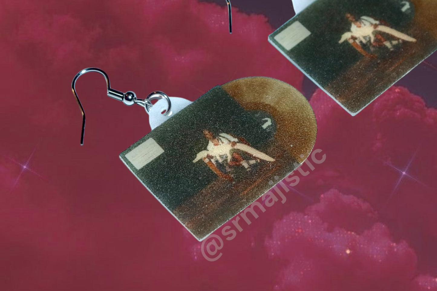 Doechii Alligator Bites Never Heal Vinyl Album Handmade Earrings!