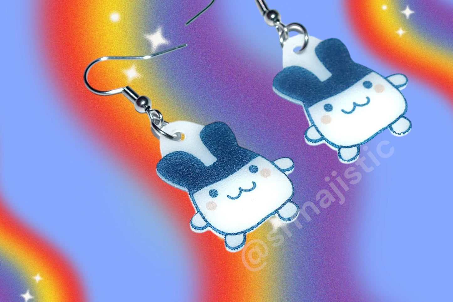 (READY TO SHIP) Tamagotchi Characters Handmade Earrings!