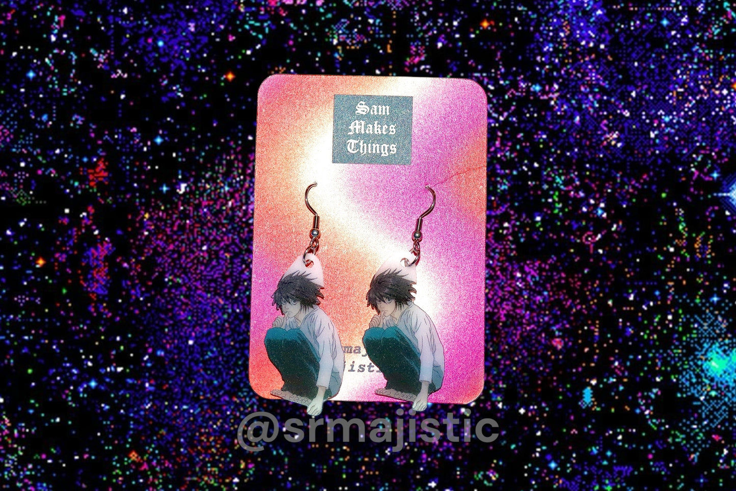 (READY TO SHIP) Anime Themed Handmade Earrings!