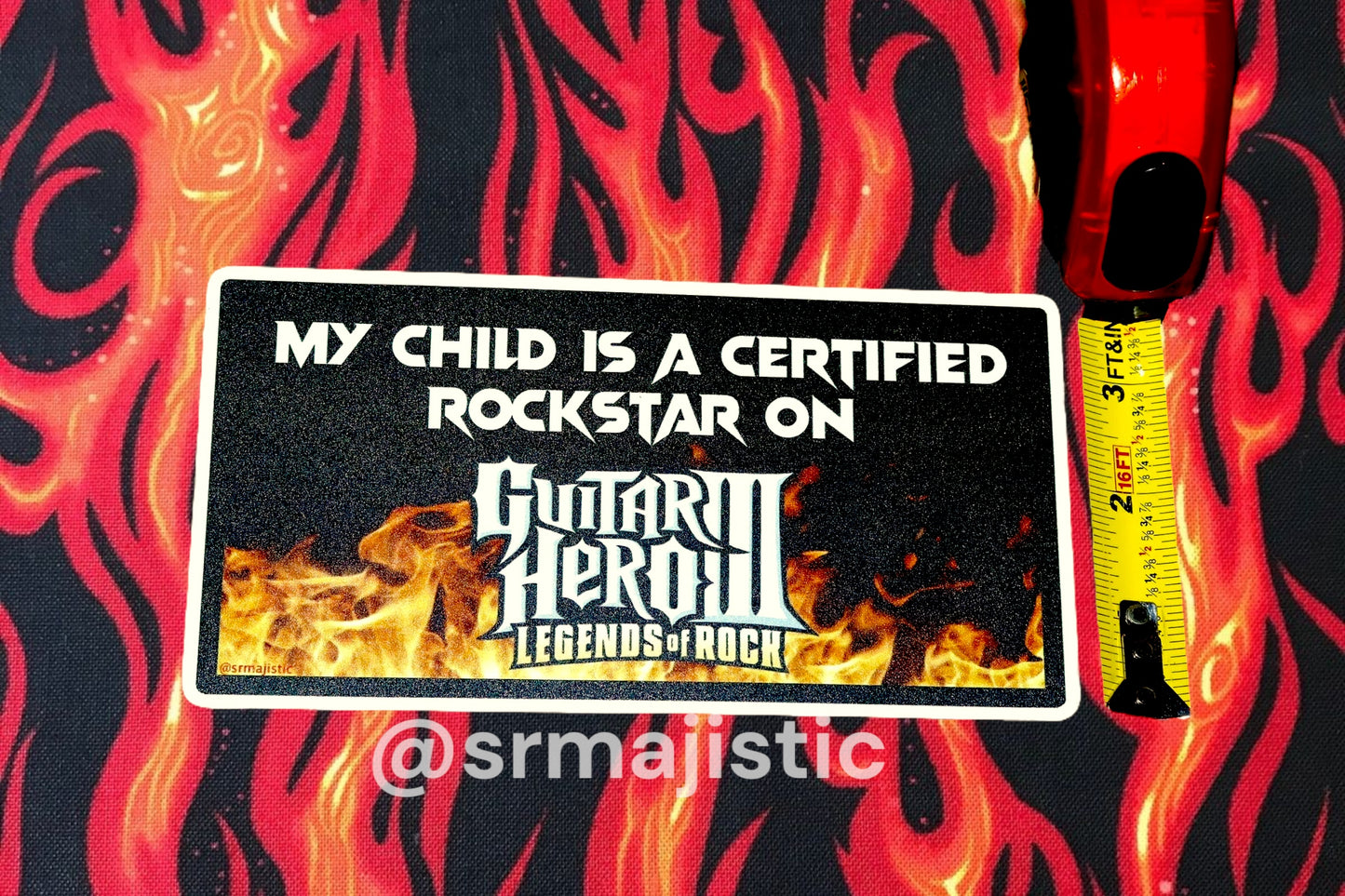 My Child is a Certified Rockstar on Guitar Hero III Magnet