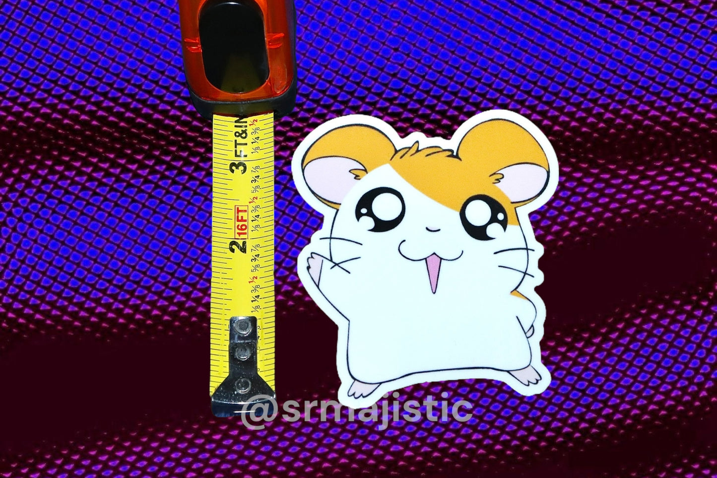 Hamtaro Kawaii Hamster Cute Bumper Sticker