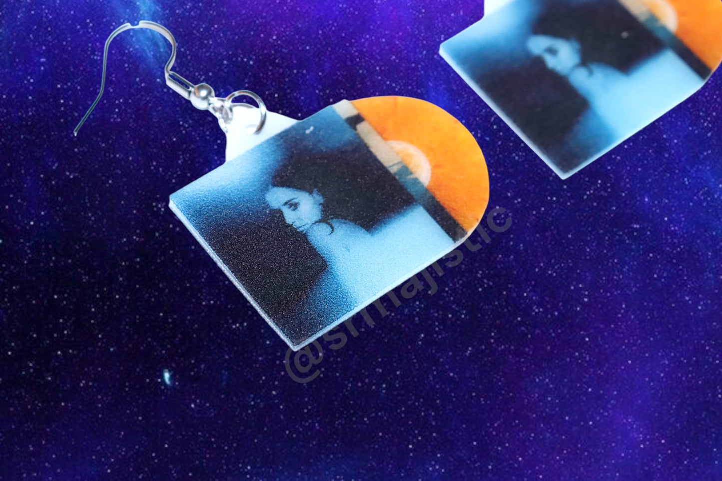 Samia Honey Vinyl Album Handmade Earrings!