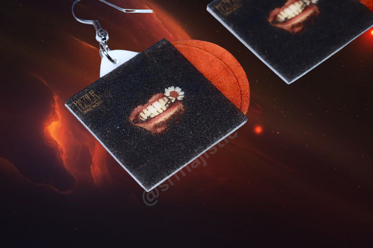 Hozier Unreal Earth Vinyl Album Handmade Earrings!