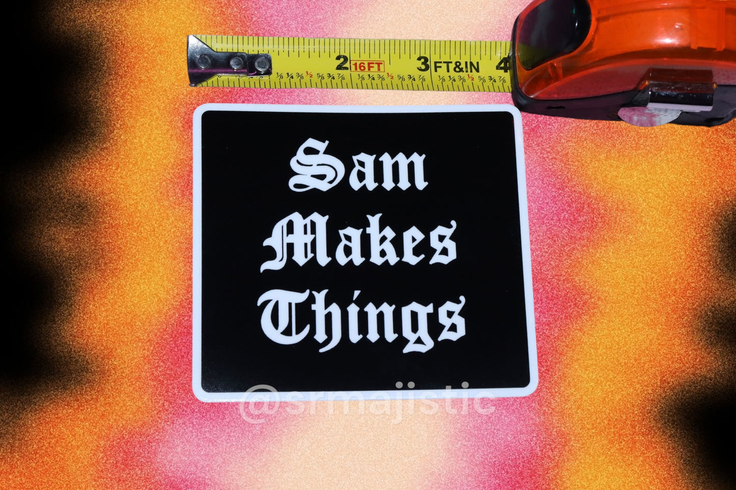 Sam Makes Things Logo Bumper Sticker