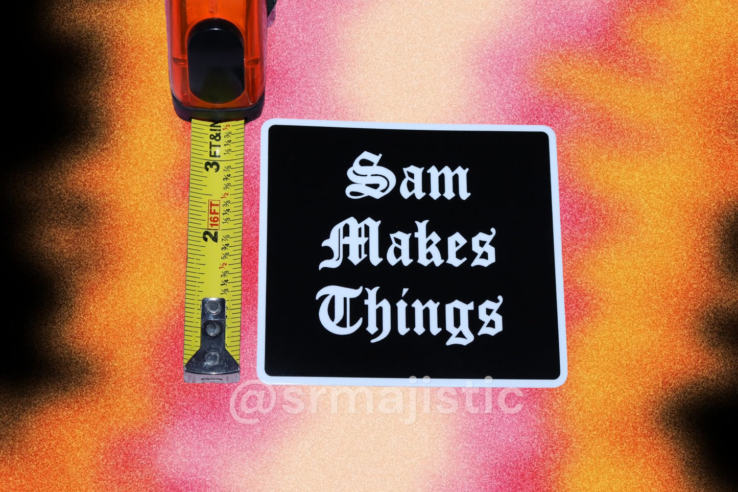 Sam Makes Things Logo Bumper Sticker
