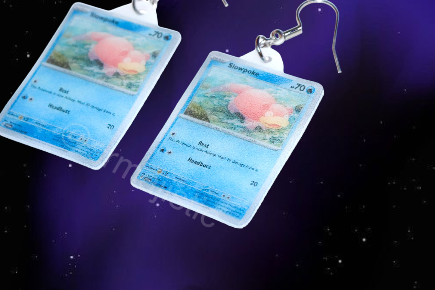 Collection of VMax Pikachu Pokémon Cards Handmade Earrings!