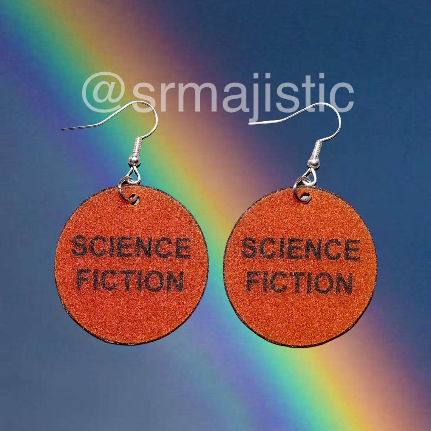 (READY TO SHIP) VHS Movie Genre Sticker 2D detailed Handmade Earrings!