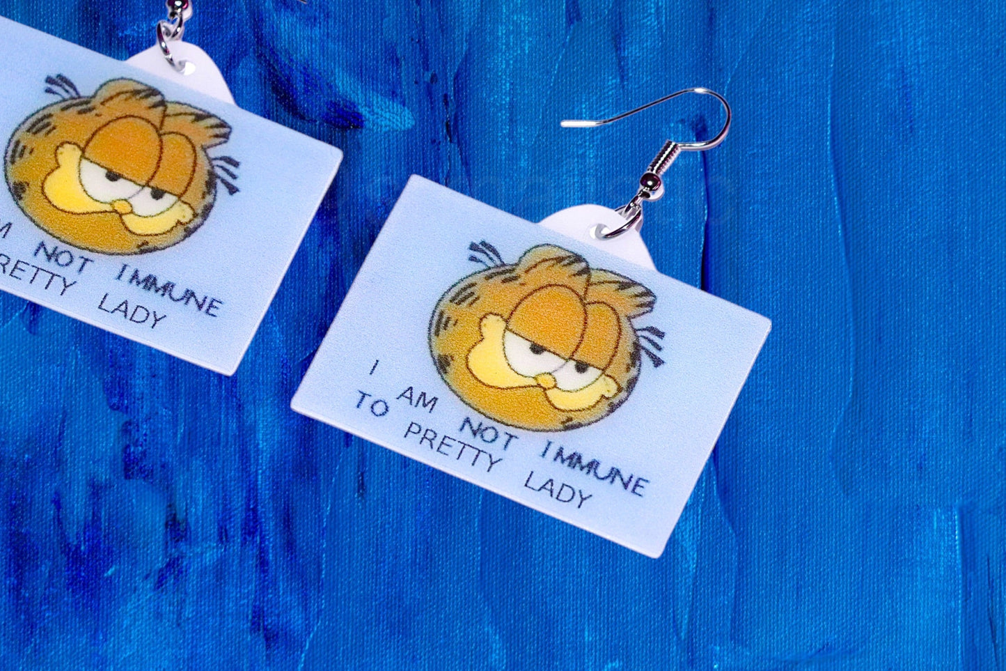 (READY TO SHIP) Garfield Character Collection of Cute Detailed Handmade Earrings!