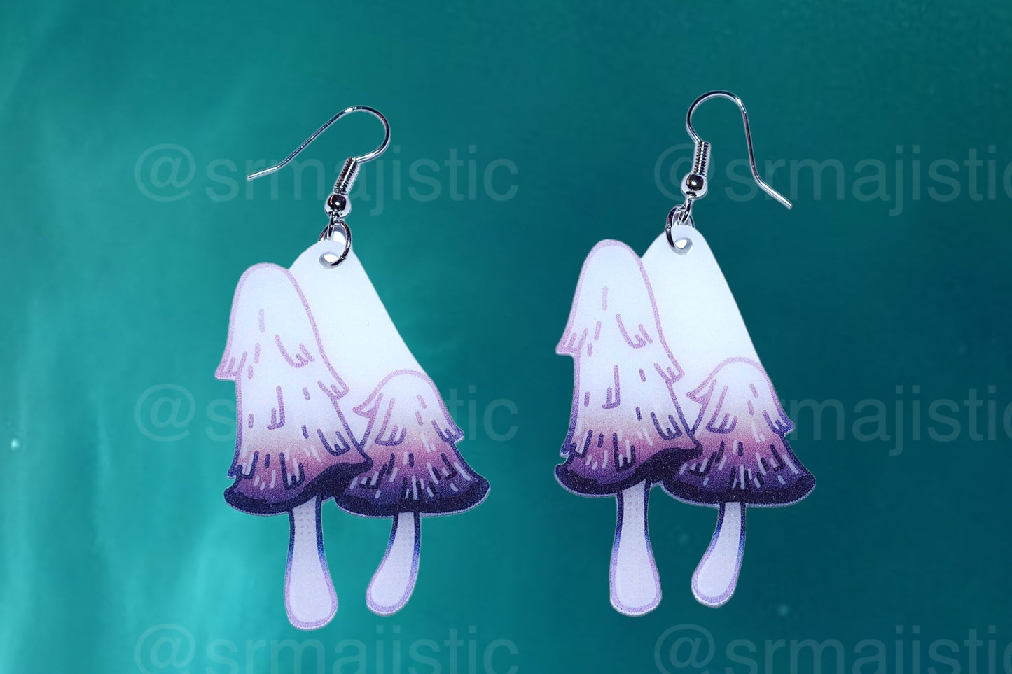 Cute Little Mushroom Handmade Earrings (collaboration with @saltnox)