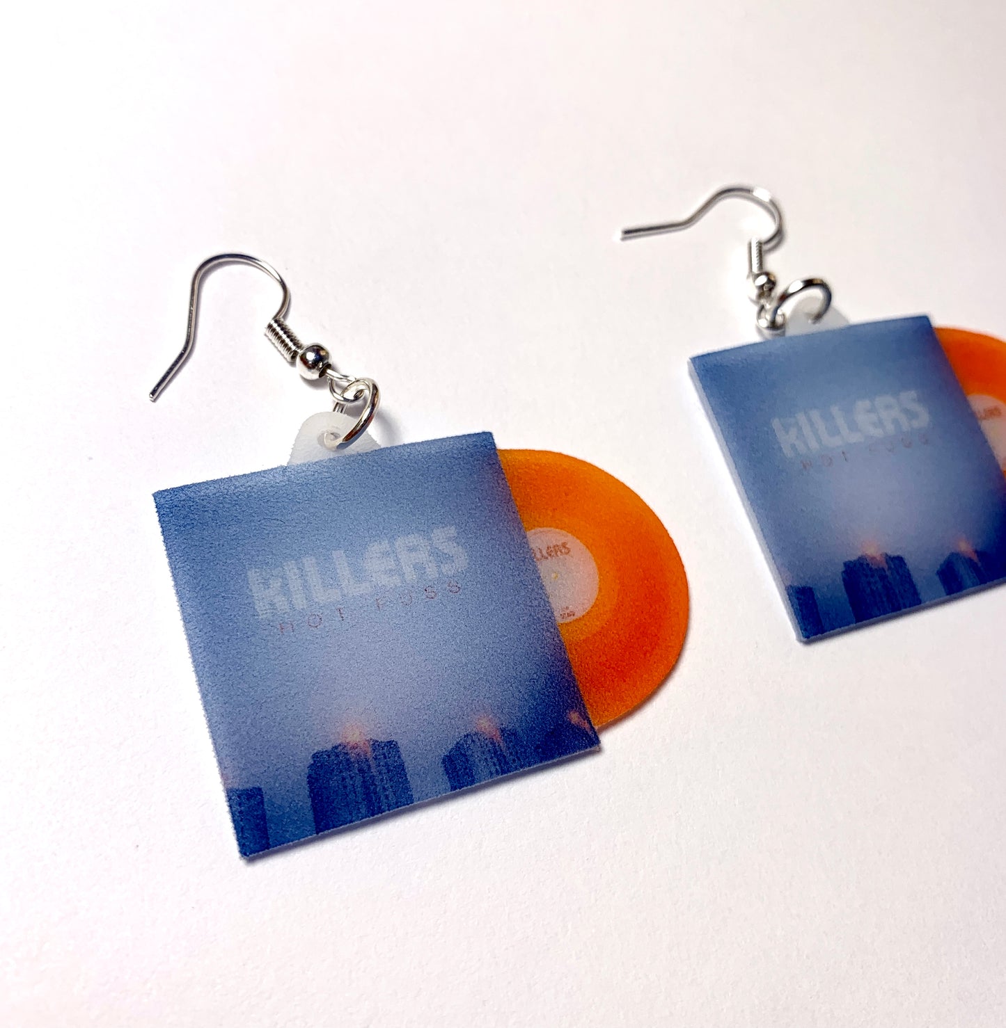 The Killers Hot Fuss Vinyl Album Handmade Earrings!