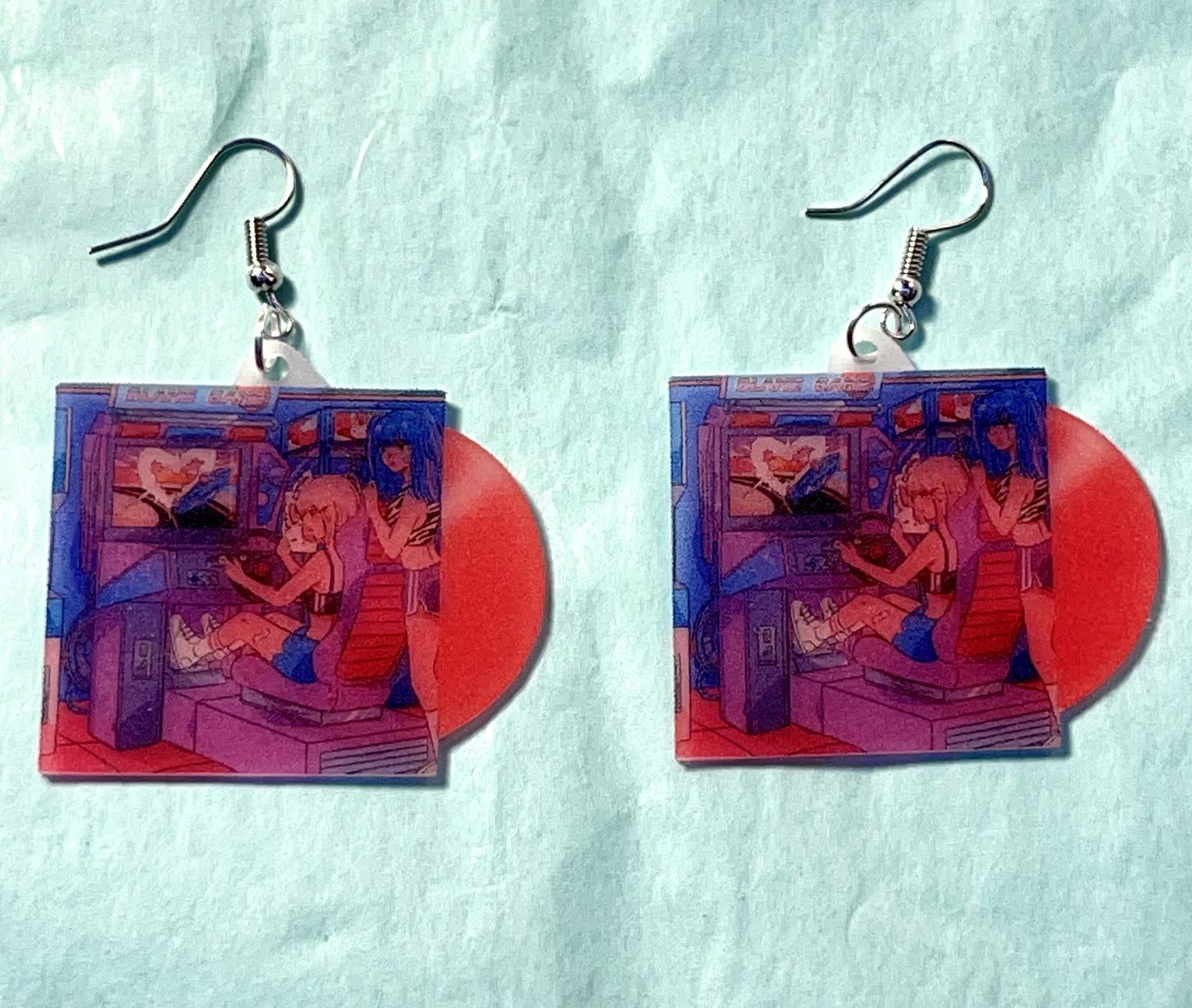 Beach Bunny Good Girls (Don't Get Used) Vinyl Single Handmade Earrings!