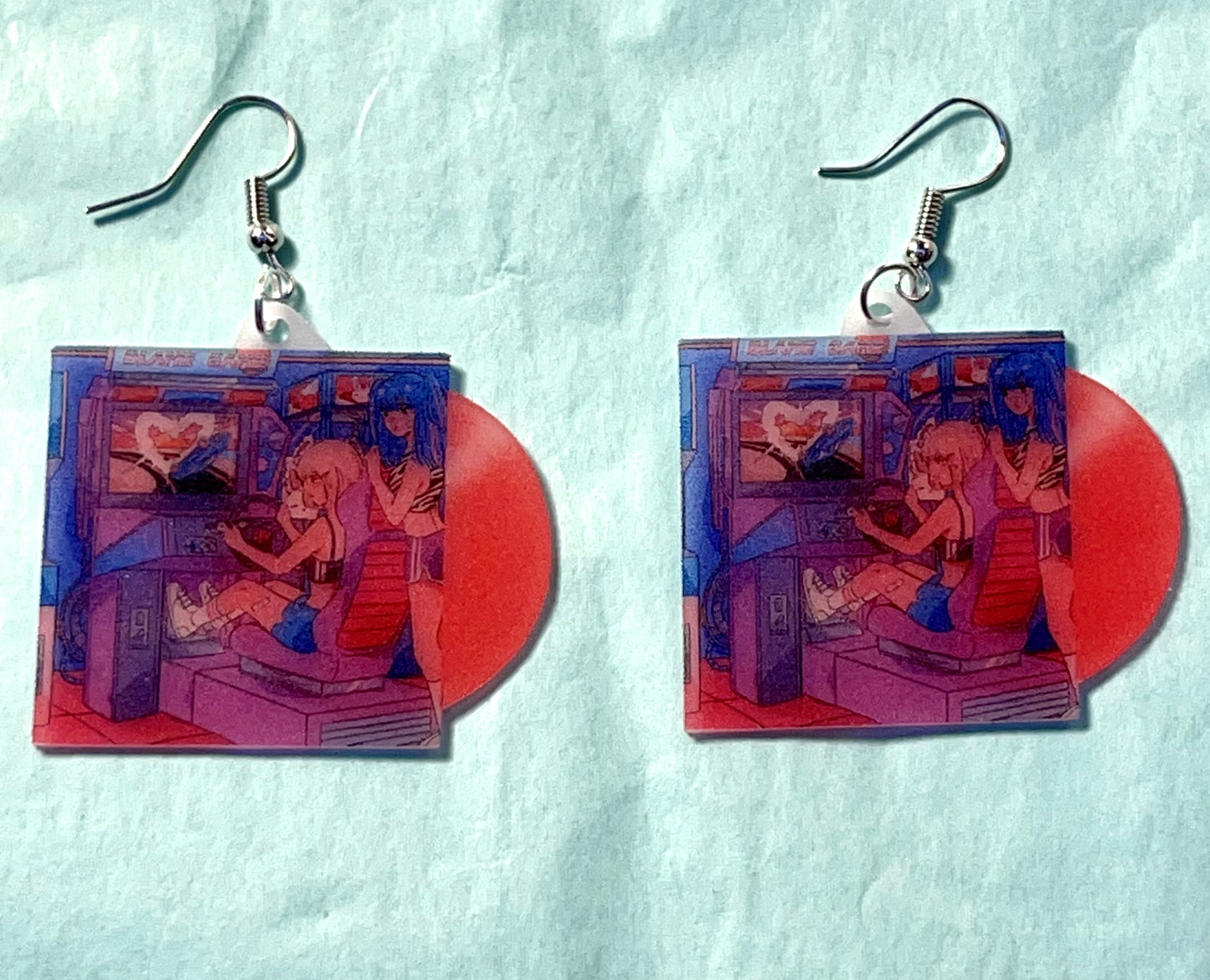 Beach Bunny Good Girls (Don't Get Used) Vinyl Single Handmade Earrings!