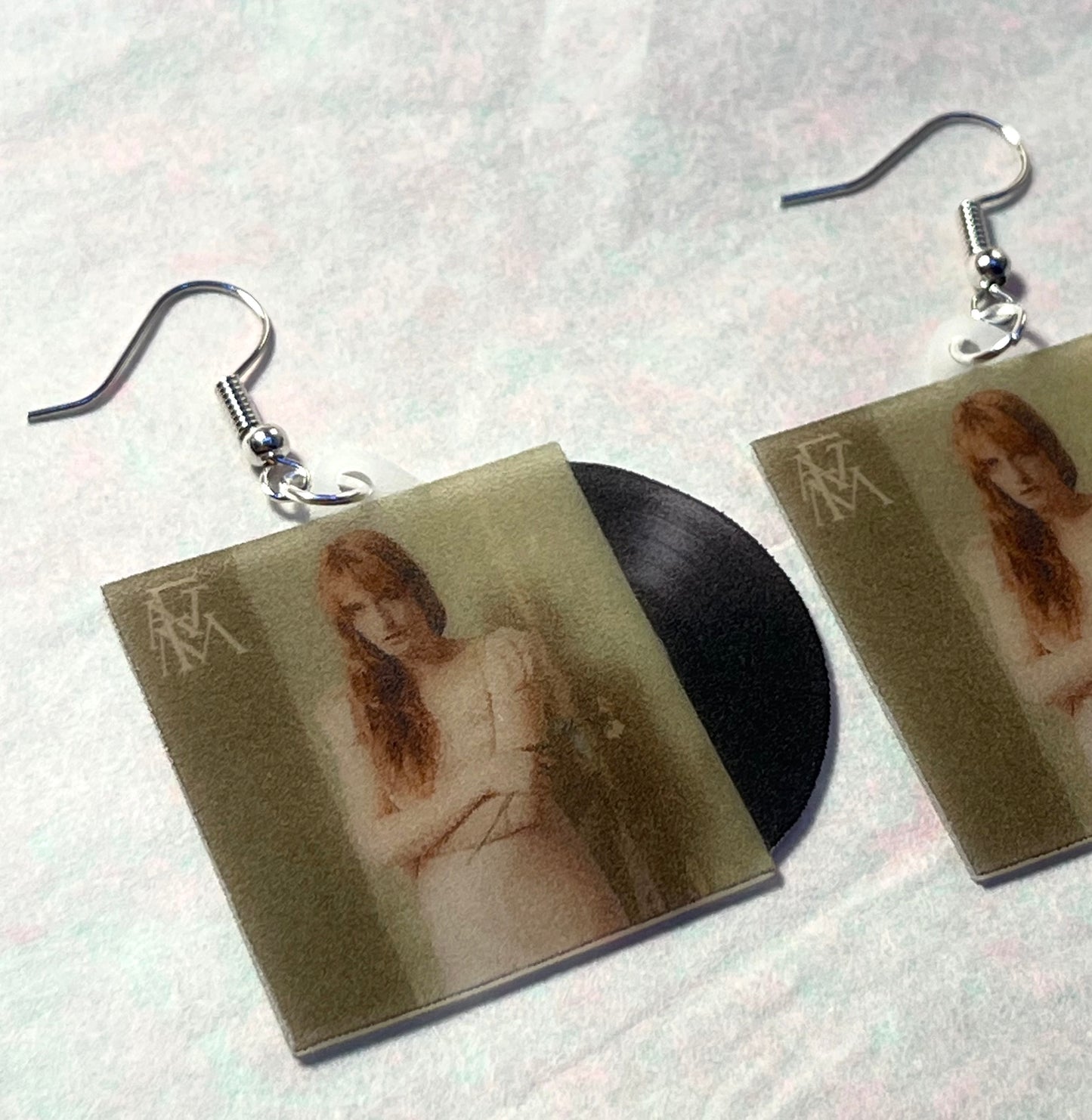 Florence and the Machine High as Hope Vinyl Album Handmade Earrings!