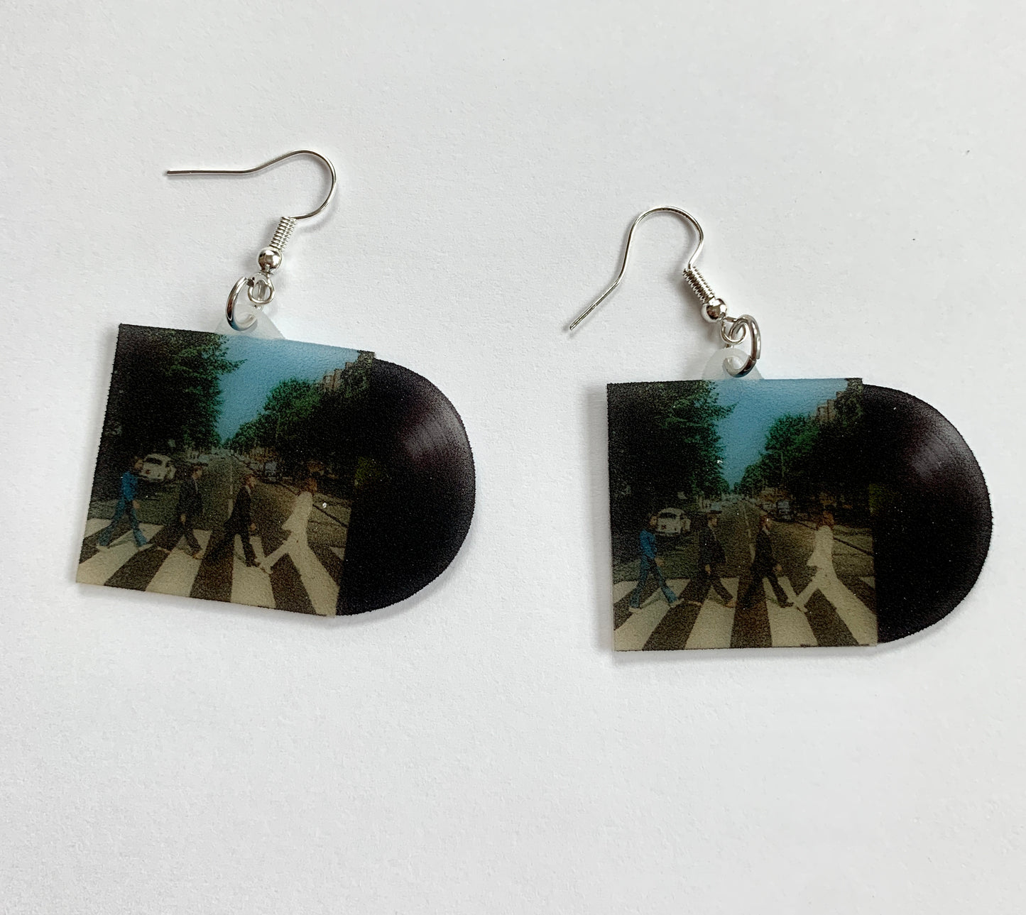 The Beatles Abbey Road Vinyl Album Handmade Earrings!