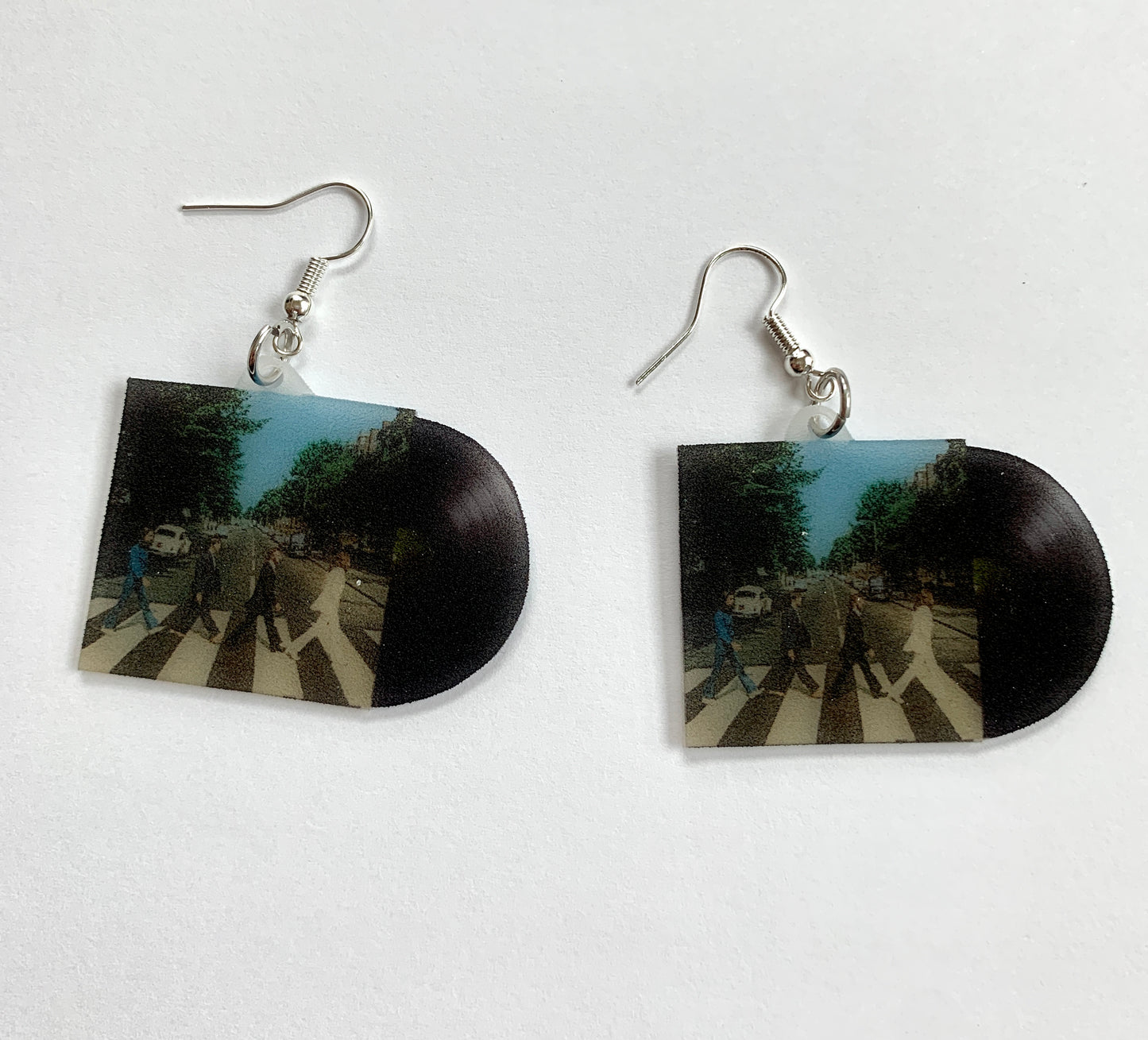 The Beatles Abbey Road Vinyl Album Handmade Earrings!