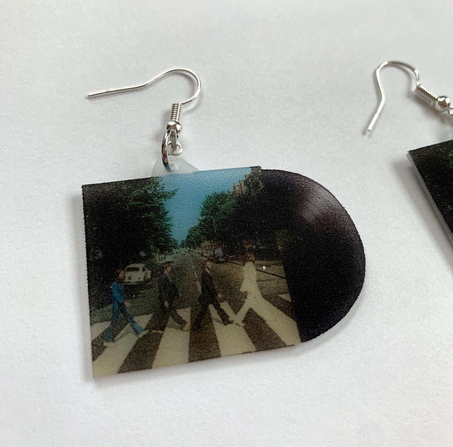 The Beatles Abbey Road Vinyl Album Handmade Earrings!