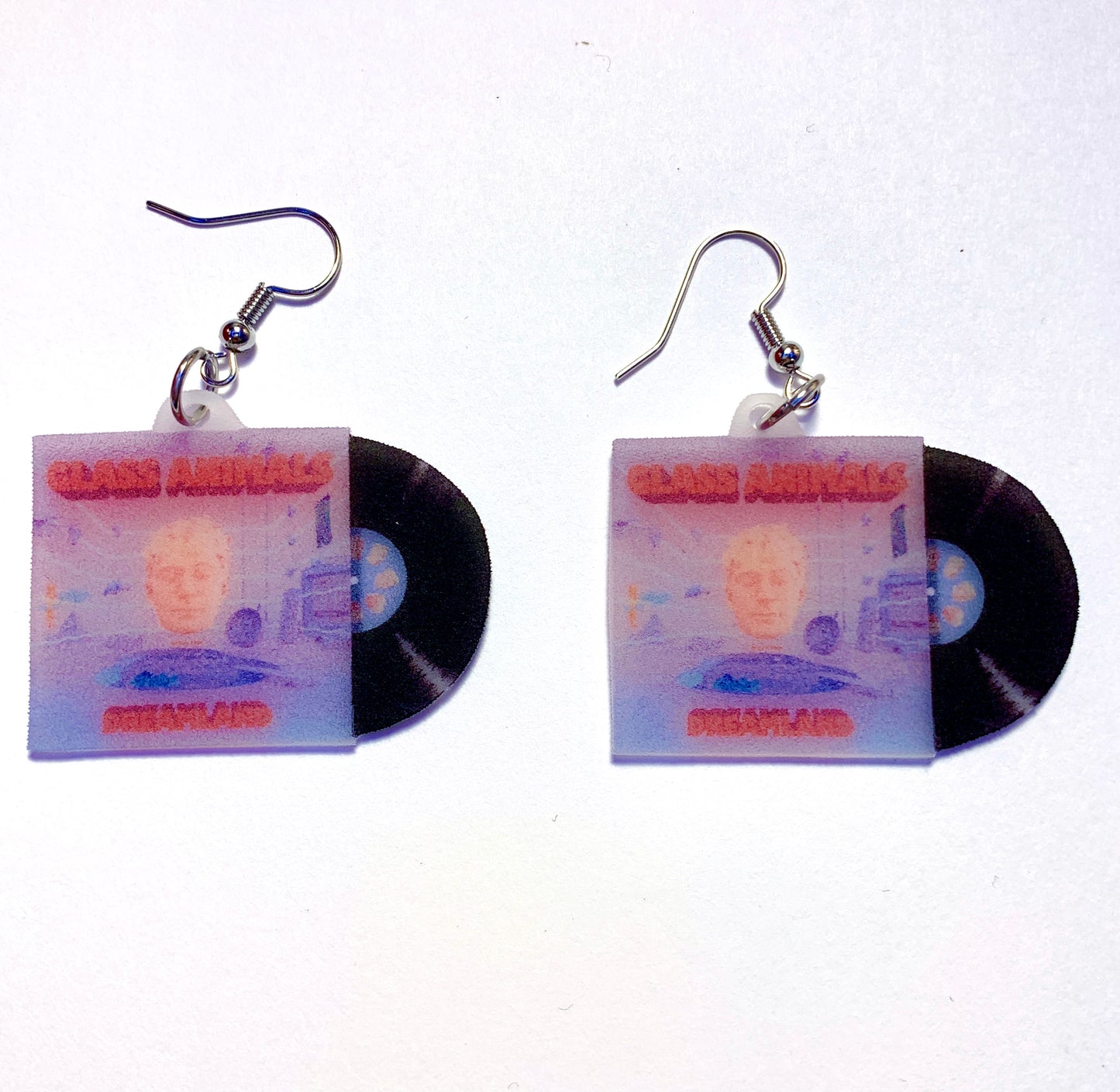 Glass Animals Dreamland Vinyl Album Handmade Earrings!