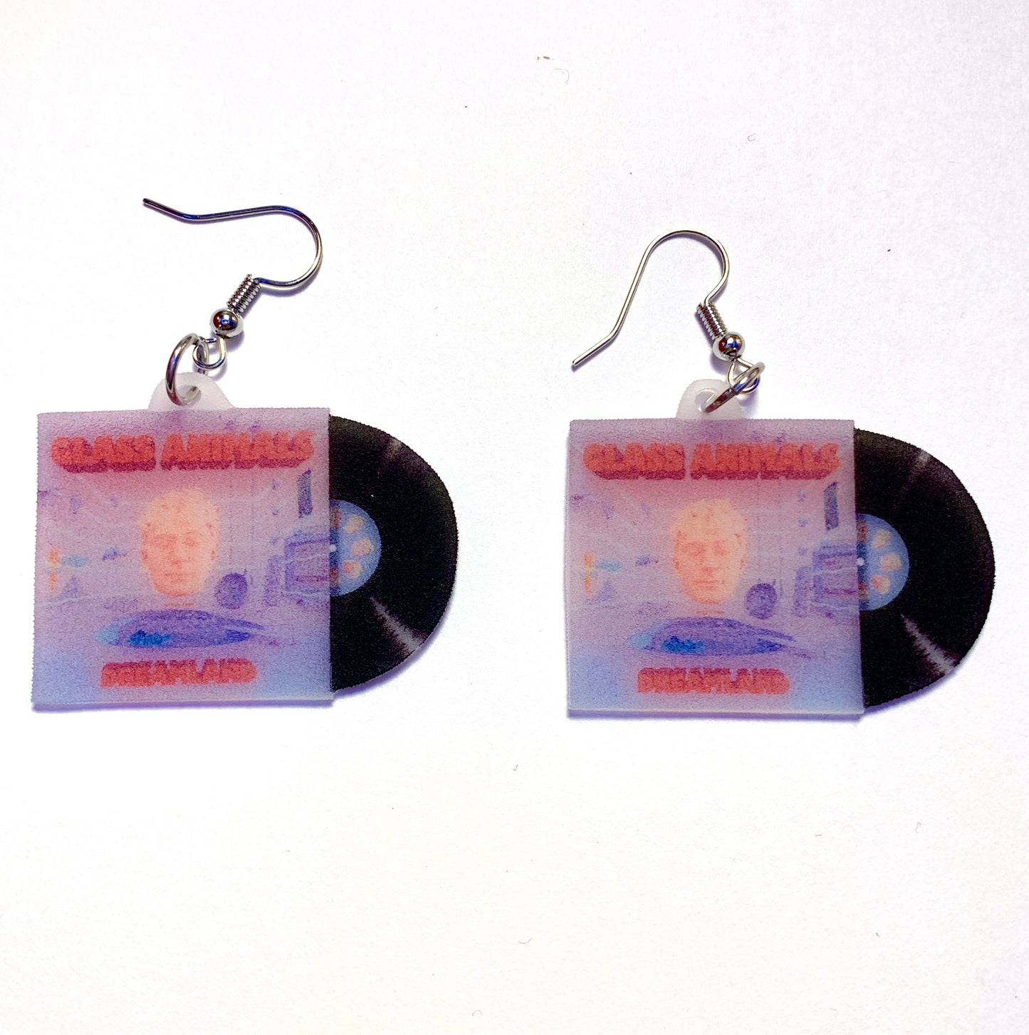 Glass Animals Dreamland Vinyl Album Handmade Earrings!