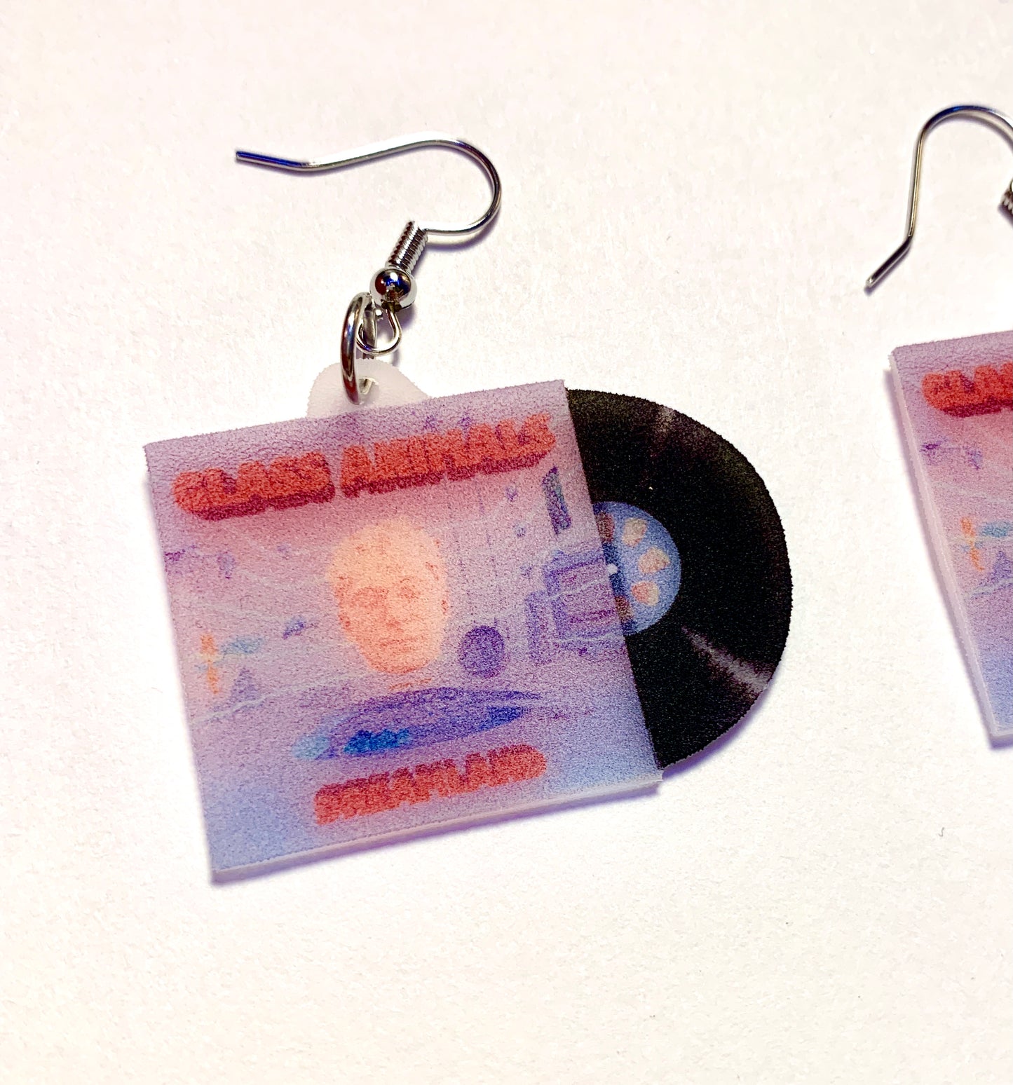 Glass Animals Dreamland Vinyl Album Handmade Earrings!