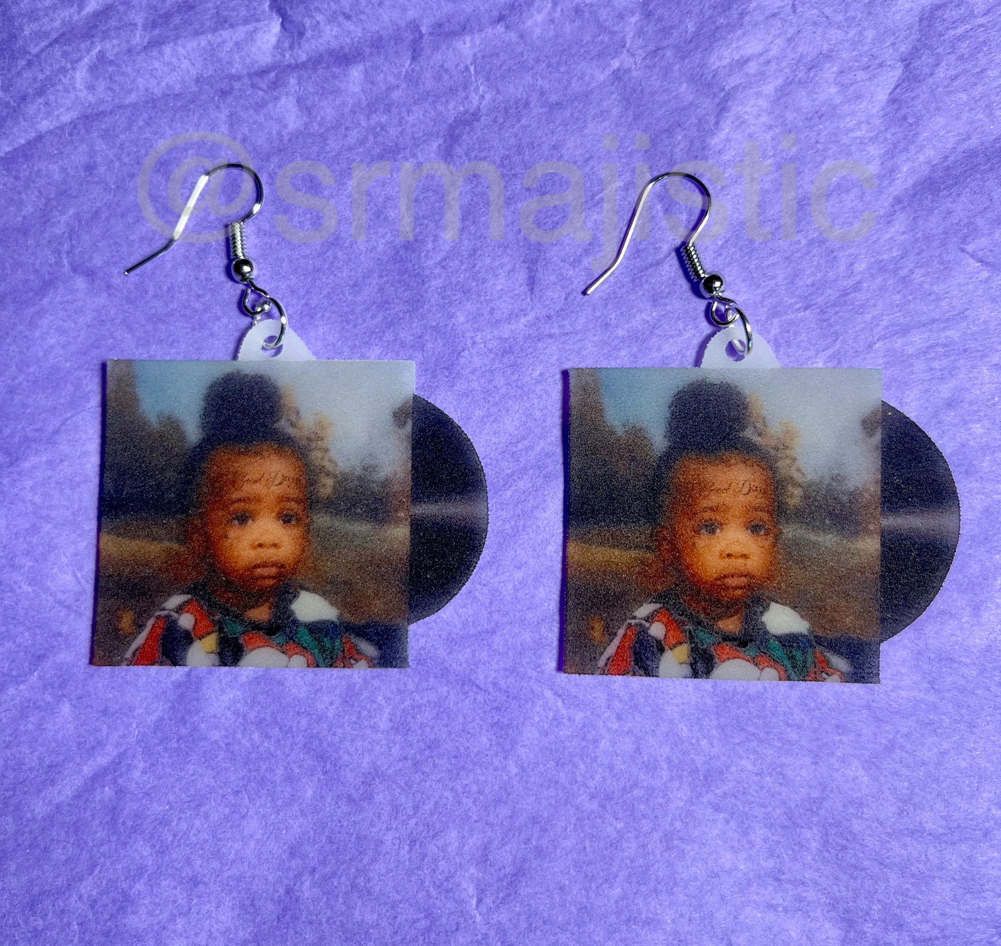 SZA Good Days Vinyl Single Handmade Earrings!