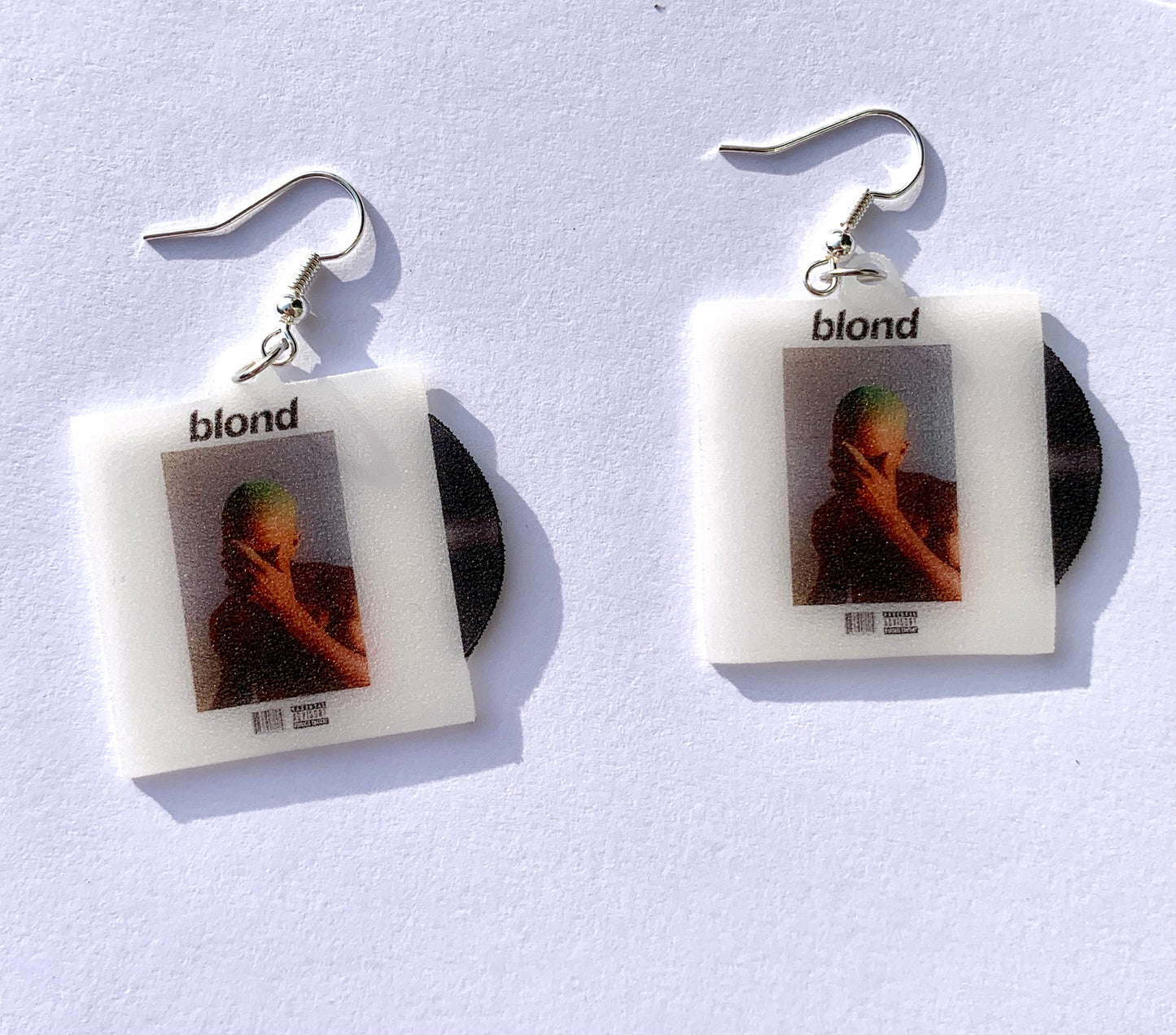 Frank Ocean Blond Vinyl Album Handmade Earrings!
