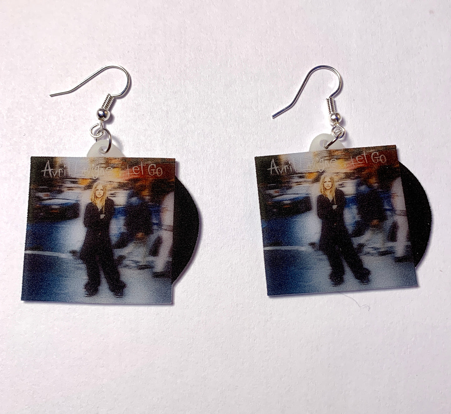 Avril Lavigne Let Go Vinyl Album Handmade Earrings!