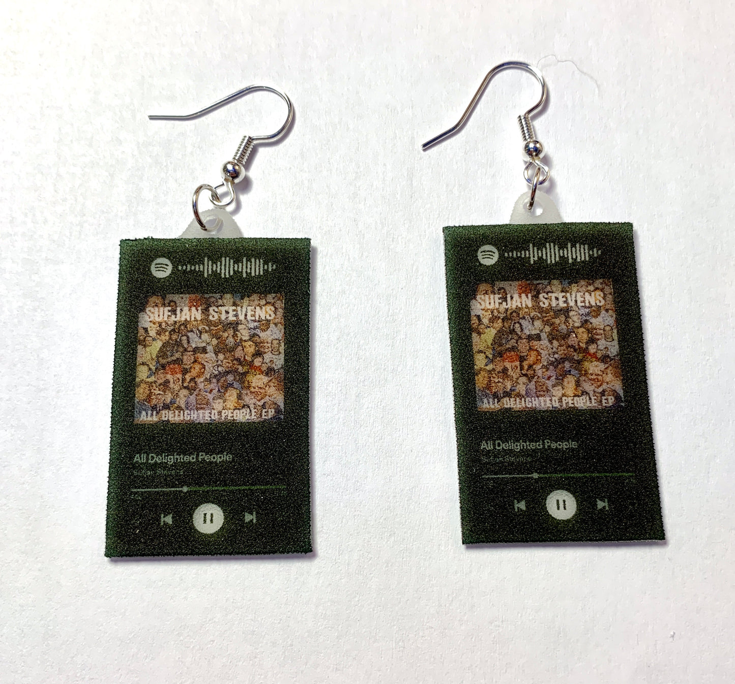 Spotify Song and Code Lookup Handmade Earrings!