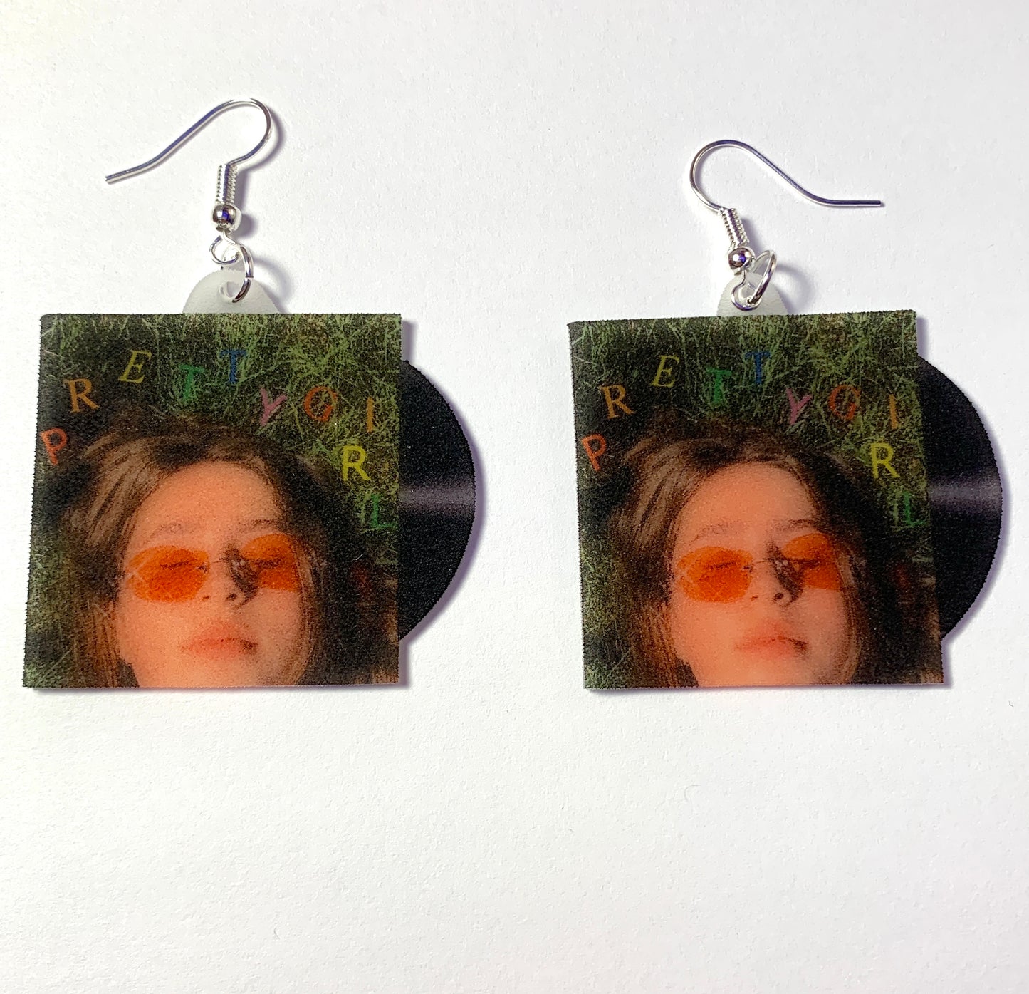 Clairo Pretty Girl Vinyl Single Handmade Earrings!
